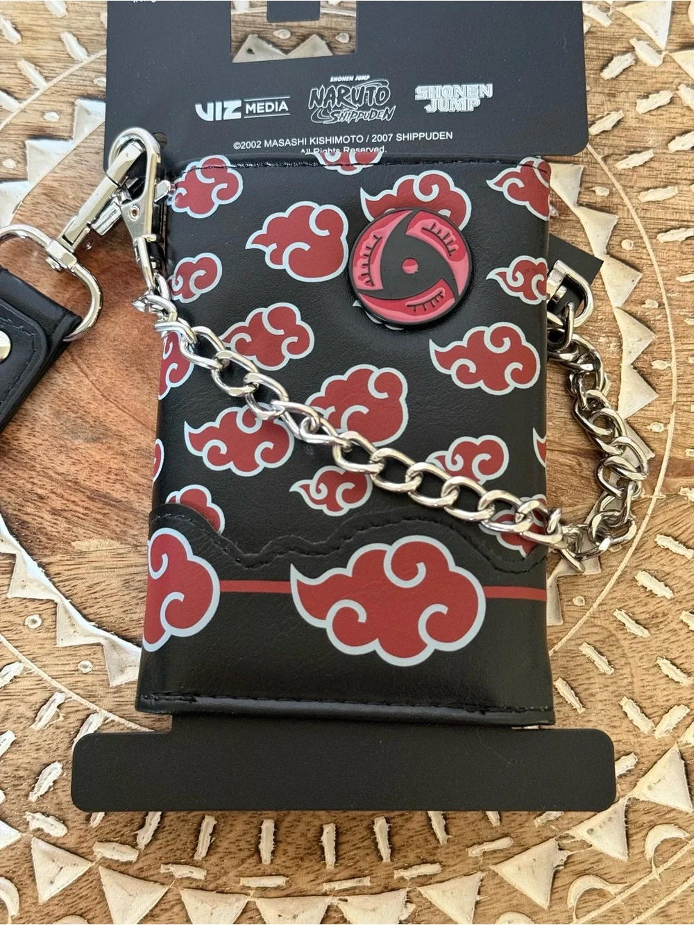 Naruto Shippuden Akatsuki Clouds Trifold Wallet Wristlet New